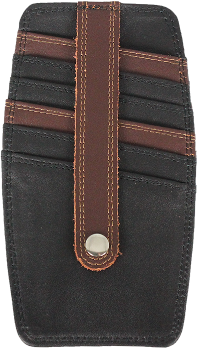 Double Sided Card Holder - Leather (750x750), Png Download