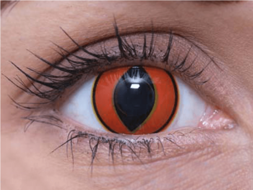Colourvue Crazy Mad Frog Halloween Contact Lenses - Eye Shadow (1200x630), Png Download