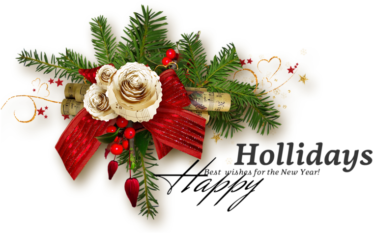 Happy Holidays - Christmas Ornament (800x530), Png Download