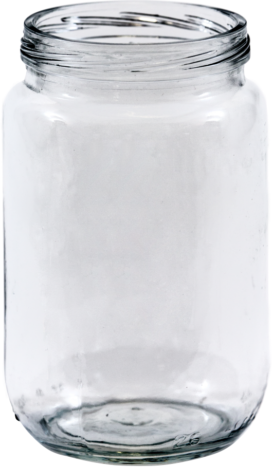 Baby Food 6 Oz - Glass Bottle (531x909), Png Download