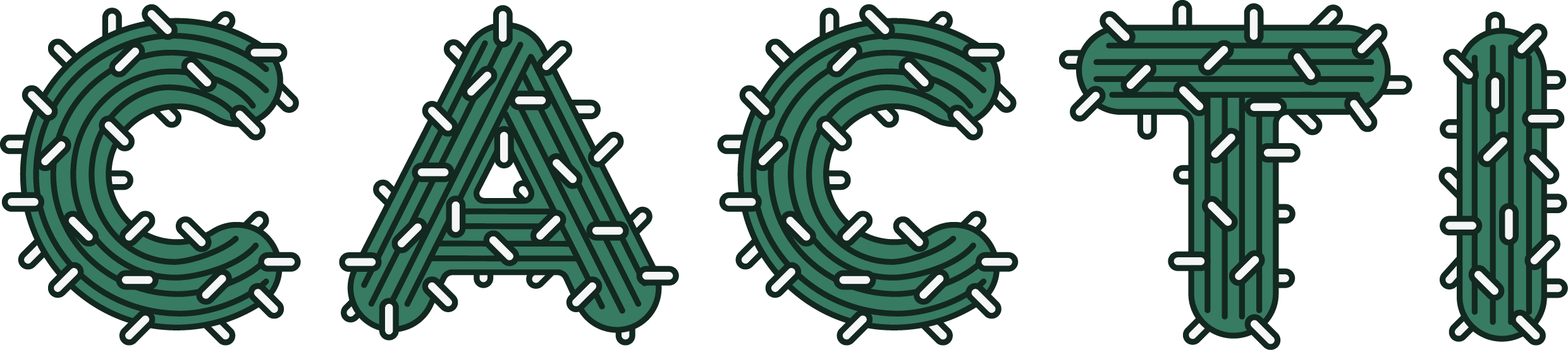Cacti Is A Display Typeface Created To Celebrate My (2480x555), Png Download