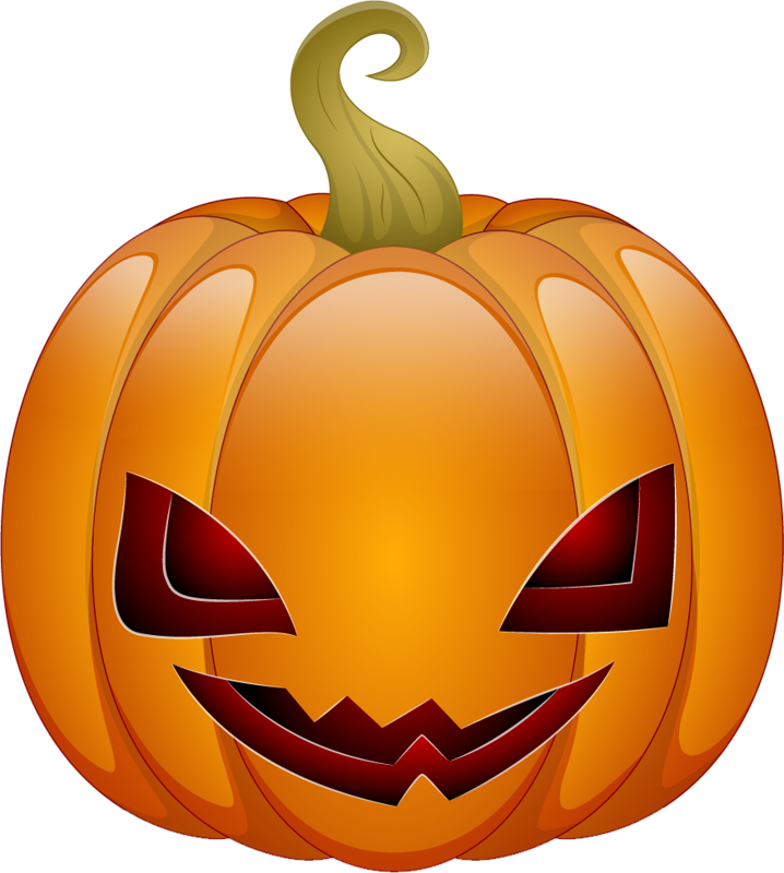 Halloween Image Art Halloween Vector, Halloween Images, - Green Jack O Lantern Png (718x800), Png Download