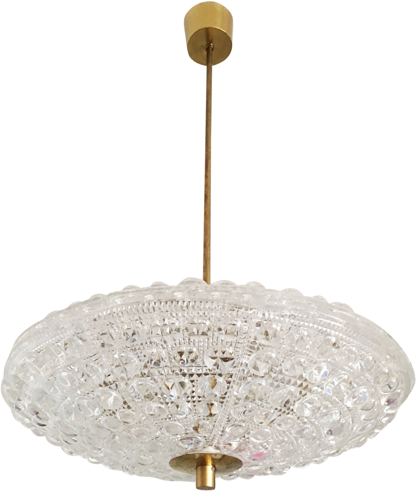 Orrefors Flying Saucer Shaped Chandelier By Carl Fagerlund - Chandelier (1512x2016), Png Download