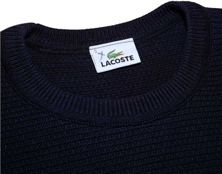 Vintage Lacoste Striped Sweatshirt Large (900x900), Png Download