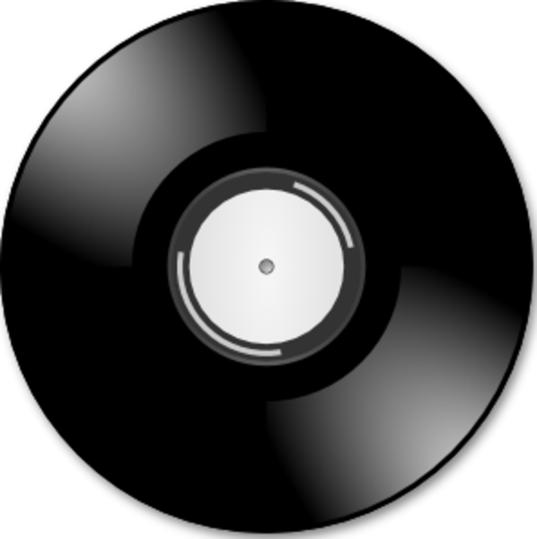 Vinyl Record Clip Art (598x600), Png Download