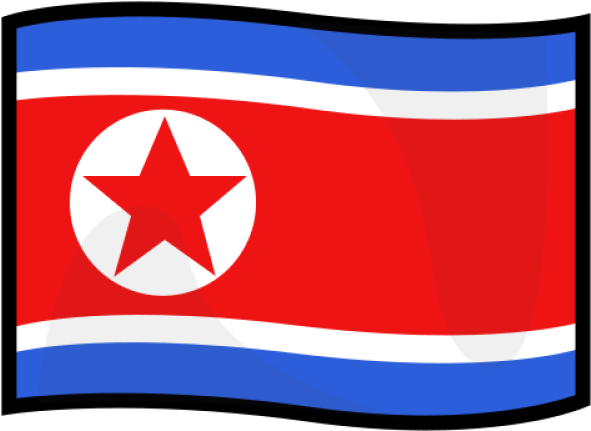 North Korea Flag Clipart Png - North Korea Flag Clipart (640x480), Png Download