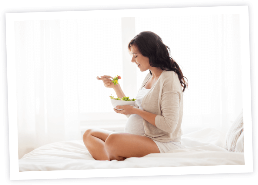 Are You Overwhelmed Working Out What To Eat During - Pregnancy (869x627), Png Download