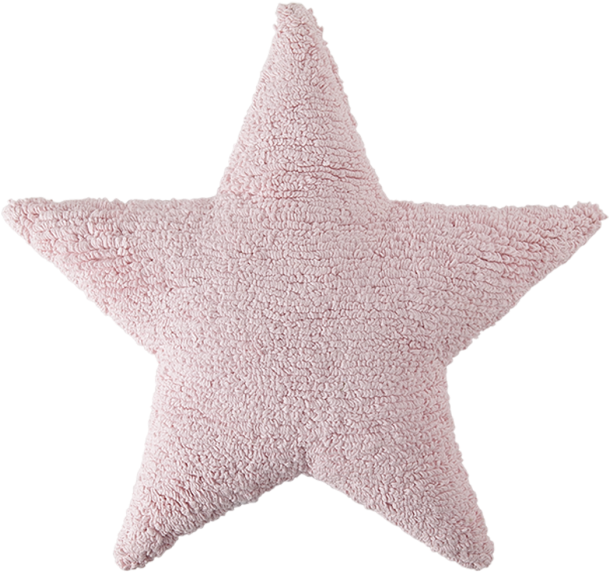 Washable Pink Star Children's Pillow - Cojines Niña Png (700x700), Png Download