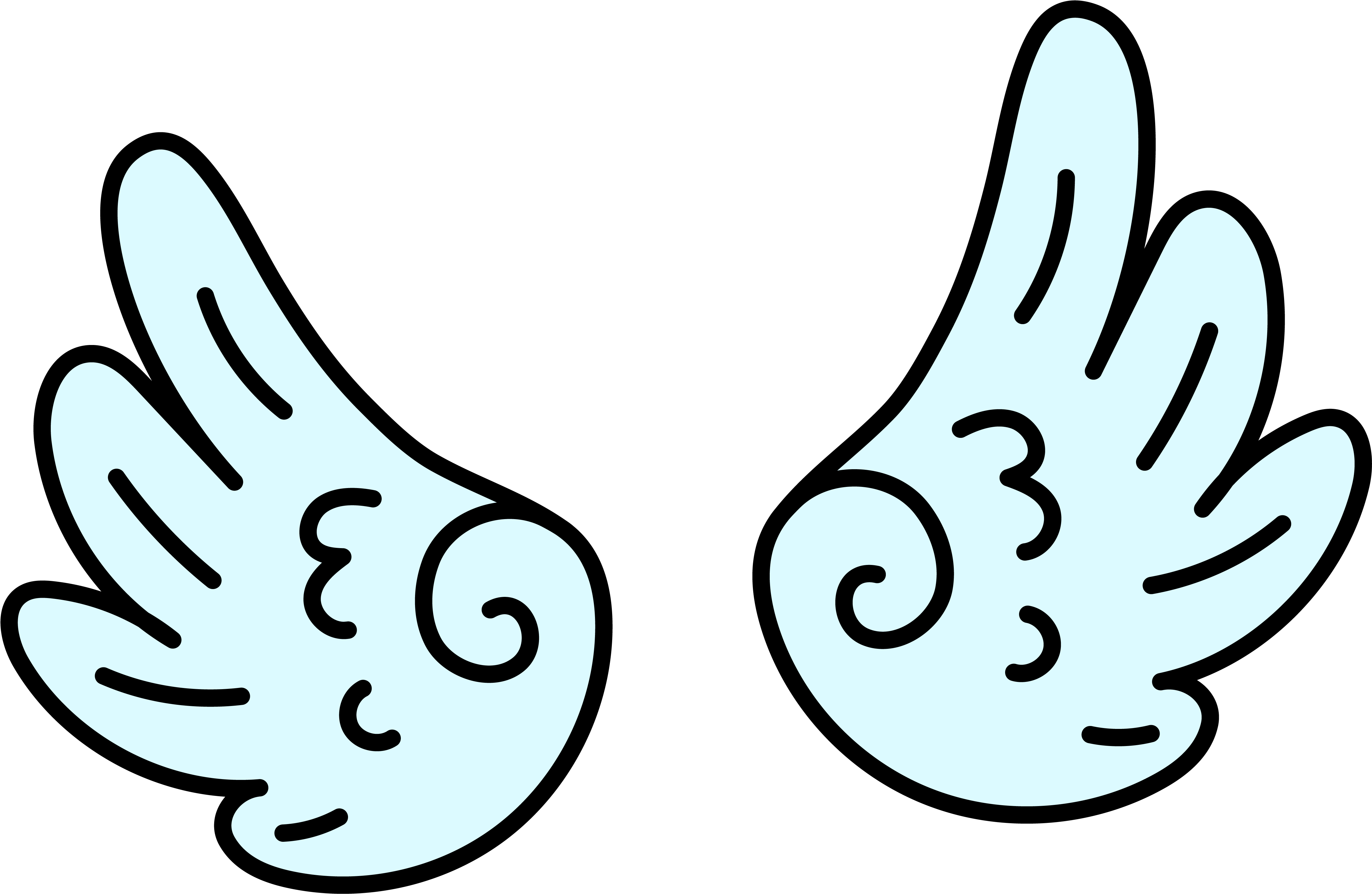 You're Gonna Be Bigger And Braver, And Stronger And - Wings Sticker (5000x5000), Png Download