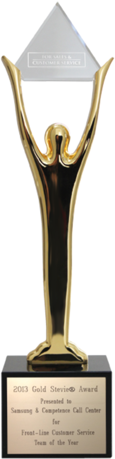 Front-line Customer Service Team Of The Year - Trophy (900x1752), Png Download
