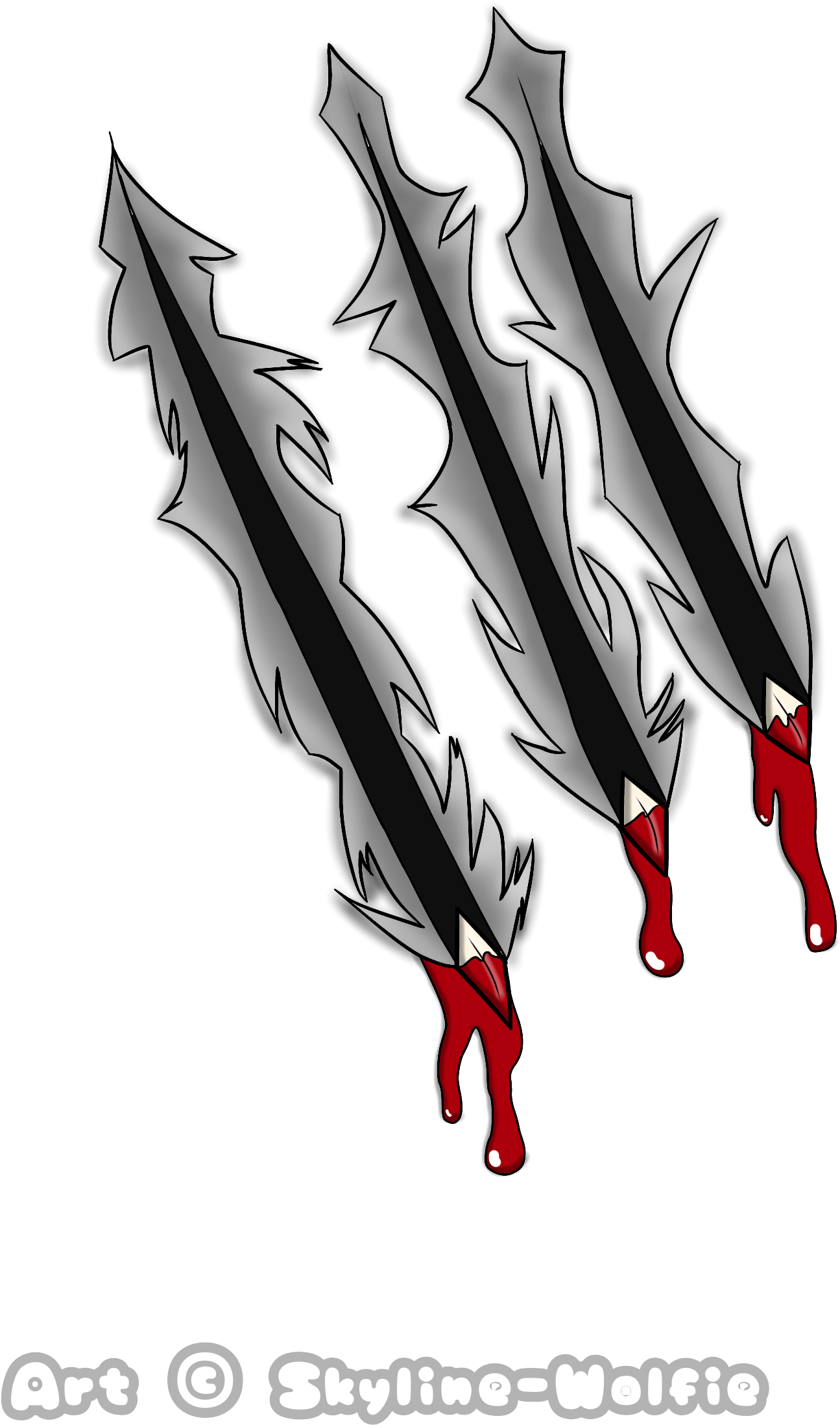 [digital Color Version] Get Clawed By Skyline-wolfie - Illustration (1537x2732), Png Download