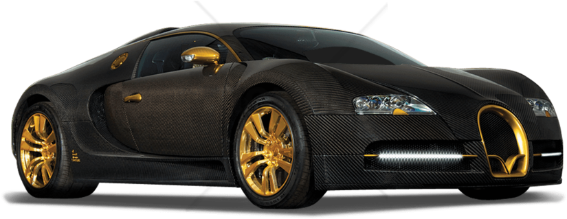 Free Png Download Bugatti Gold Png Images Background - Bugatti Transparent (850x388), Png Download