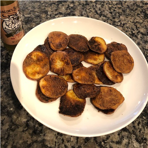 Potatochips - Fried Aubergine (640x480), Png Download