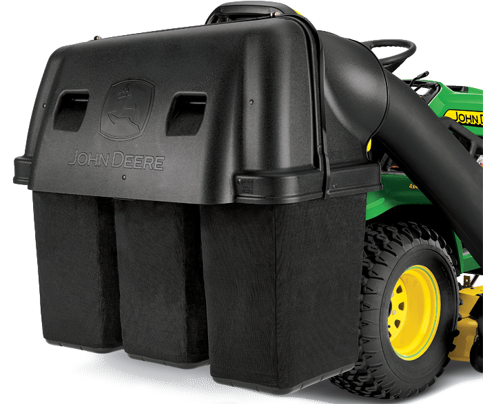 John Deere Material Collection Systems - Riding Mower (701x600), Png Download