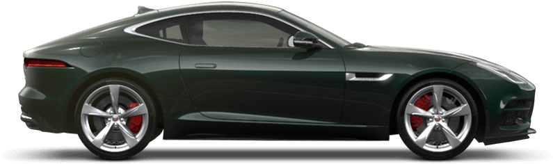 Jaguar F Type Coupe - Jaguar F Type Convertible (850x480), Png Download