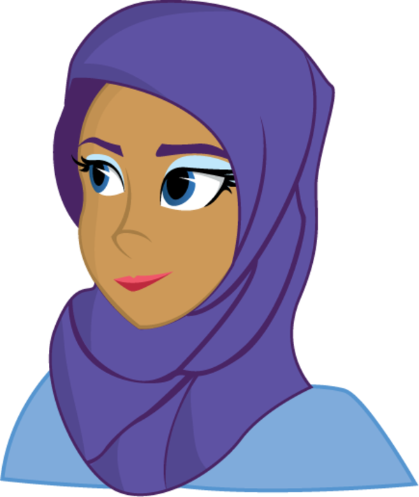 My Little Pony - Little Pony Hijab (600x712), Png Download