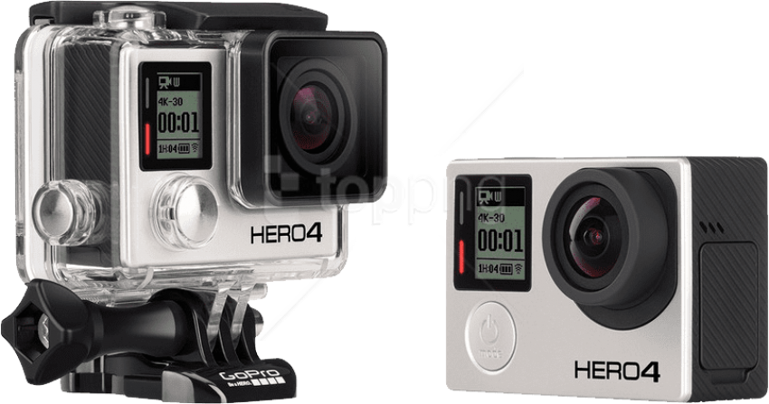Free Png Download Gopro Action Camera Png Images Background - Gopro Hero4 (850x447), Png Download