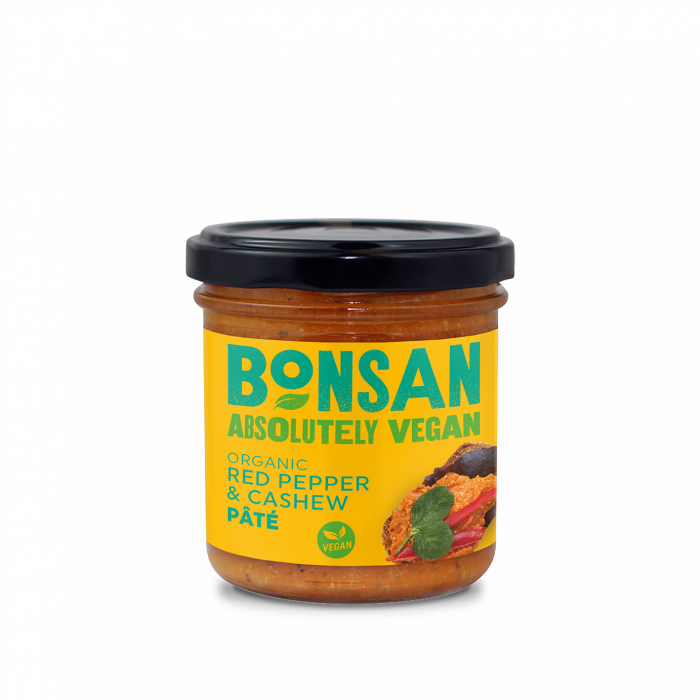 Bonsan Organic Red Pepper And Cashew Pâté - Guacamole (700x700), Png Download