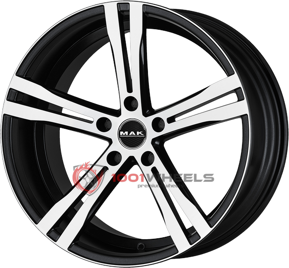 Llantas Mak Xcave R Superdark Mirror Para Volkswagen - Roda Do Punto T Jet (584x541), Png Download