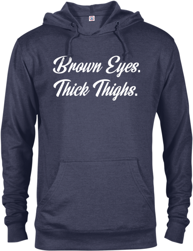 Brown Eyes Thick Thighs French Terry Hoodie - Purge Hoodie (1024x1024), Png Download