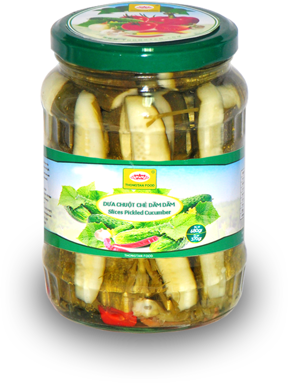 Pickled Cucumber (668x1000), Png Download