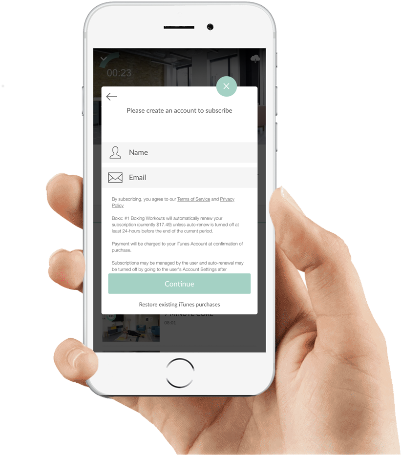 Hand Subscriptions2 - Iphone (862x962), Png Download