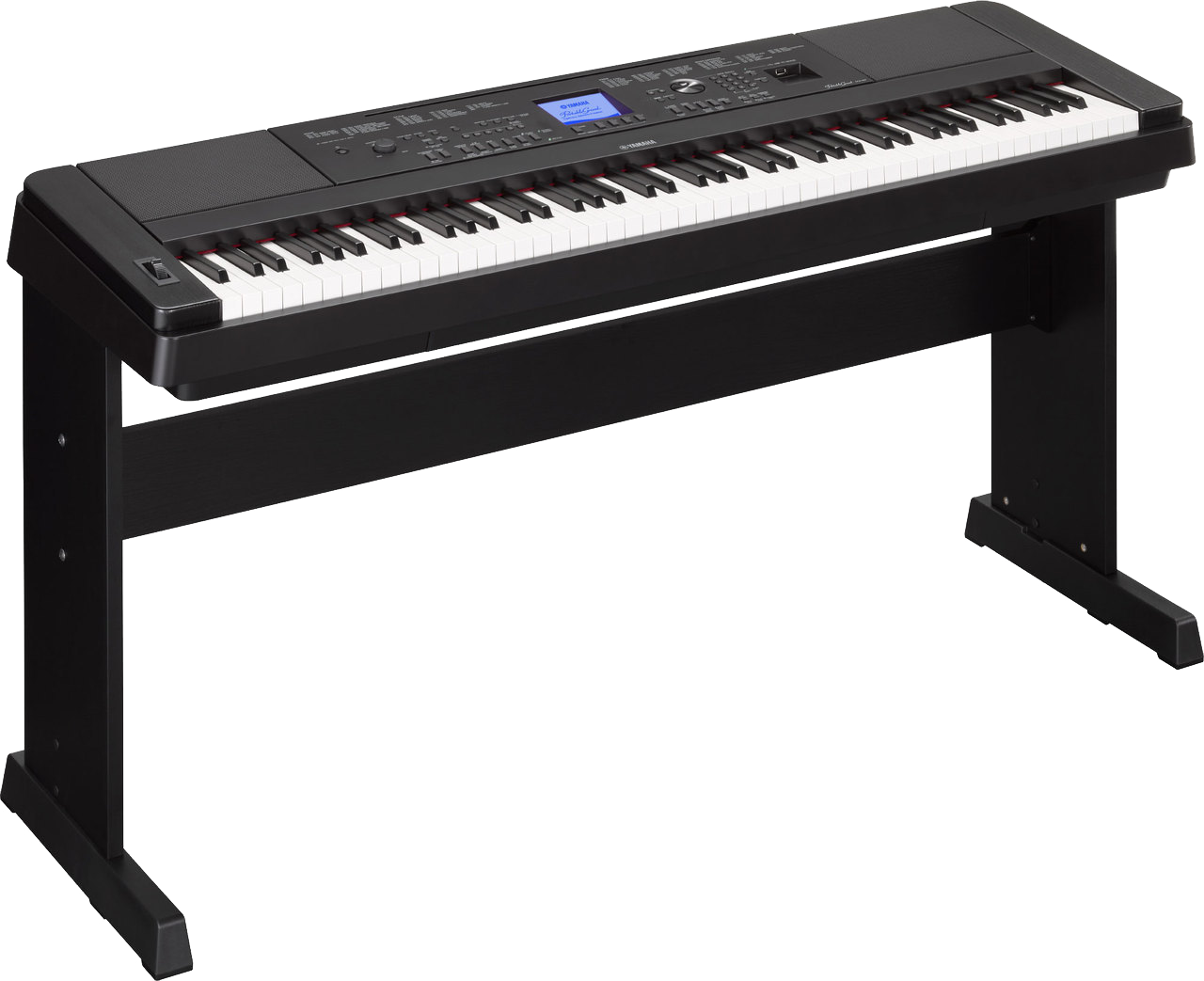 Yamaha Dgx660 Black With Bonus Lp7a Foot Pedals - Piano Yamaha Dgx 660 (1280x1043), Png Download