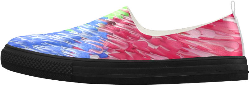 Paint Splashes By Artdream Apus Slip-on Microfiber - Running Shoe (1000x1000), Png Download