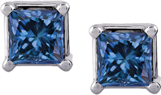 Stpr2bl75-w - Earrings (570x570), Png Download