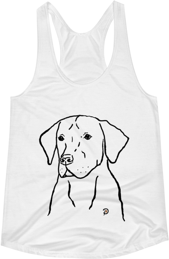 Labrador Retriever Women's Racerback Tank - Labrador Retriever (1000x1000), Png Download