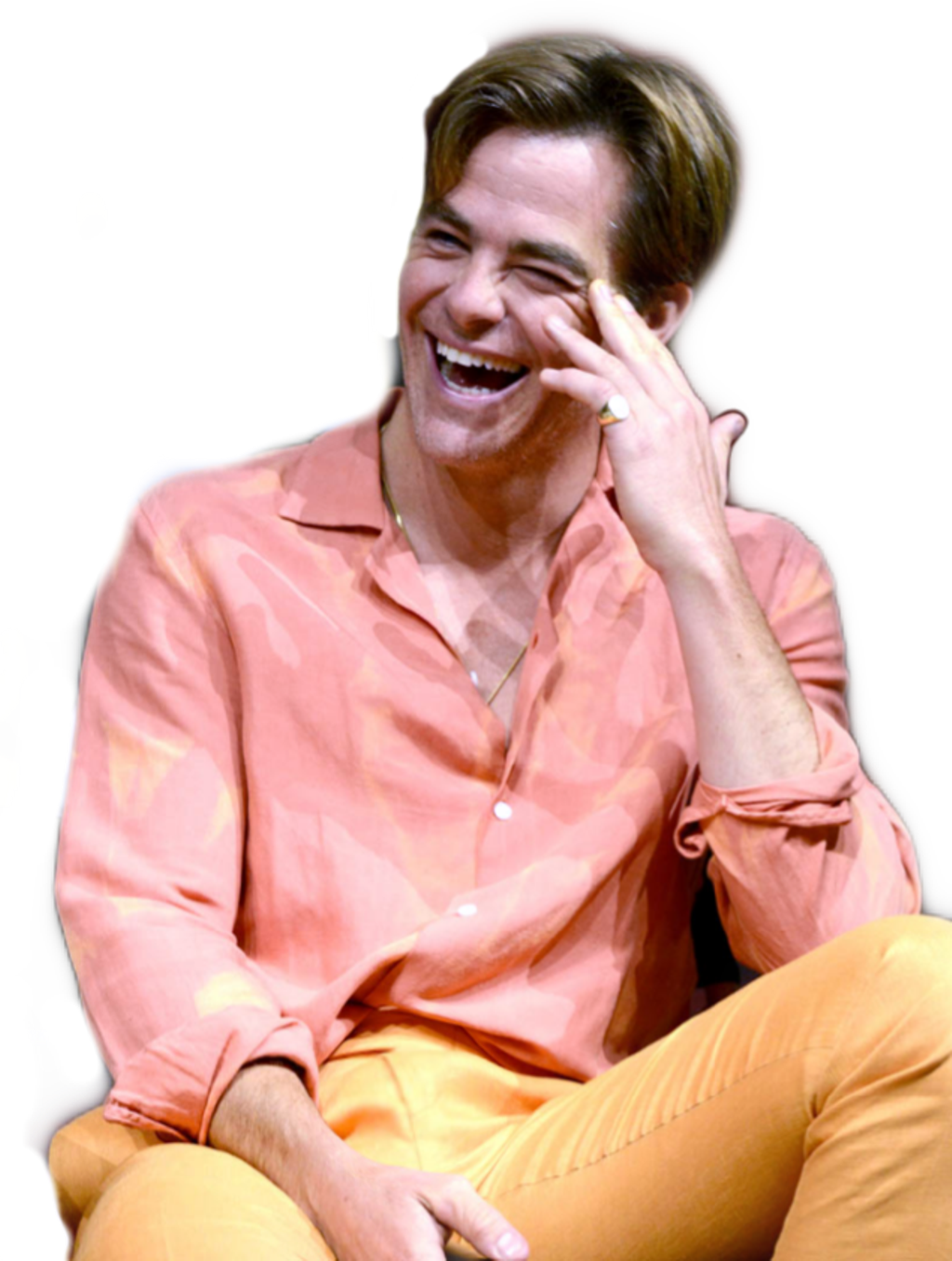 Chrispine Sticker - Sitting (1024x1356), Png Download