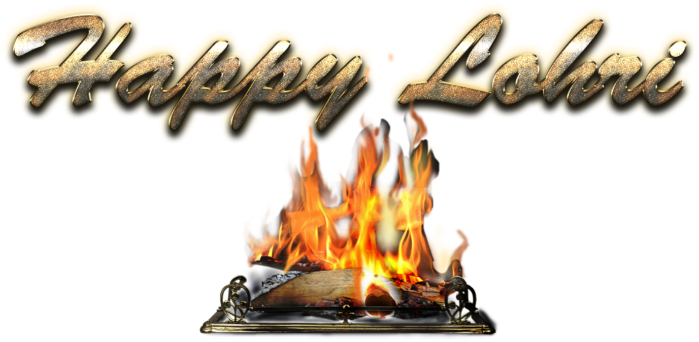Happy Lohri Png Free Image - Flame (1401x690), Png Download