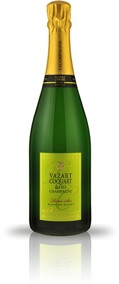 Demi-sec - Champagne (418x1000), Png Download