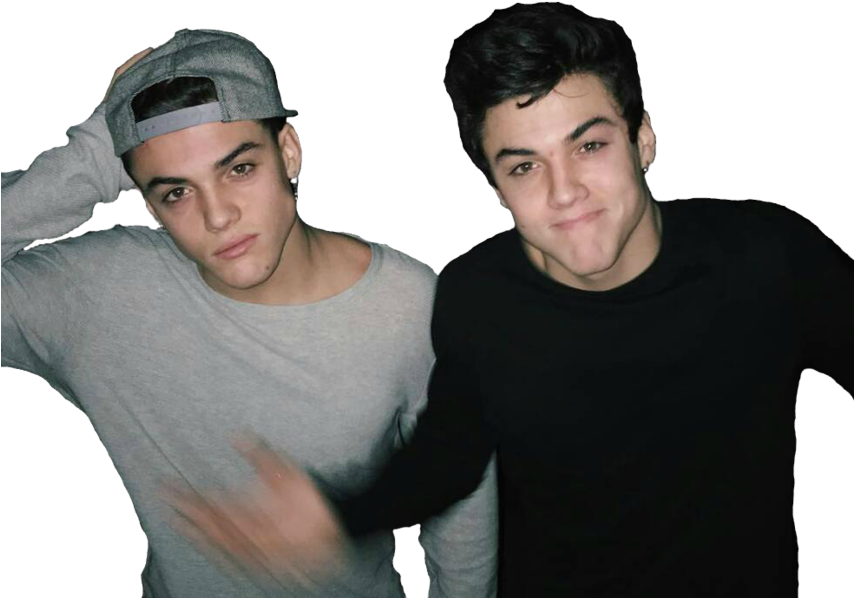 Dolan Twins Png - Ethan And Grayson Dolan Png (853x937), Png Download