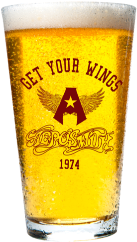 Get Your Wings 1974 Pint Glass - Pint Glass (600x600), Png Download