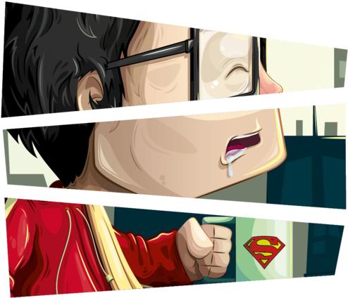 0 "good Morning World" - Visual Arts (852x518), Png Download