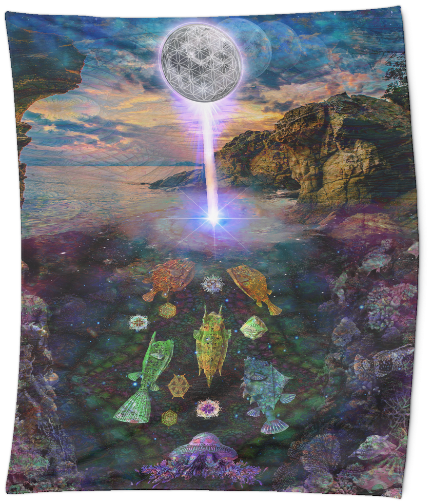Sacred Tide Tapestry (1024x1024), Png Download