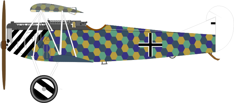 Free Fokker D Vii - Fokker D.vii (800x618), Png Download