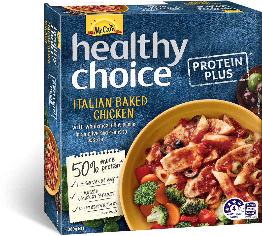 Healthy Choice Protein Plus Italian Baked Chicken (1350x1350), Png Download