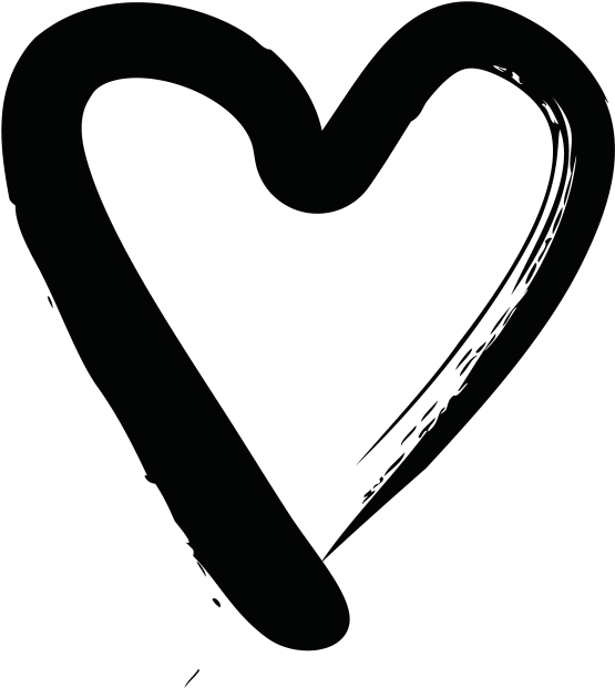 Hand Drawn Heart - Heart (866x650), Png Download