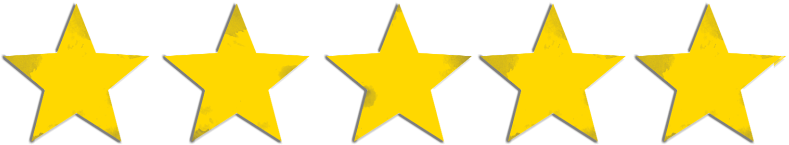 Avalio 4,5/5,0 Estrelas - Рейтинг 5 Звезд (1600x322), Png Download