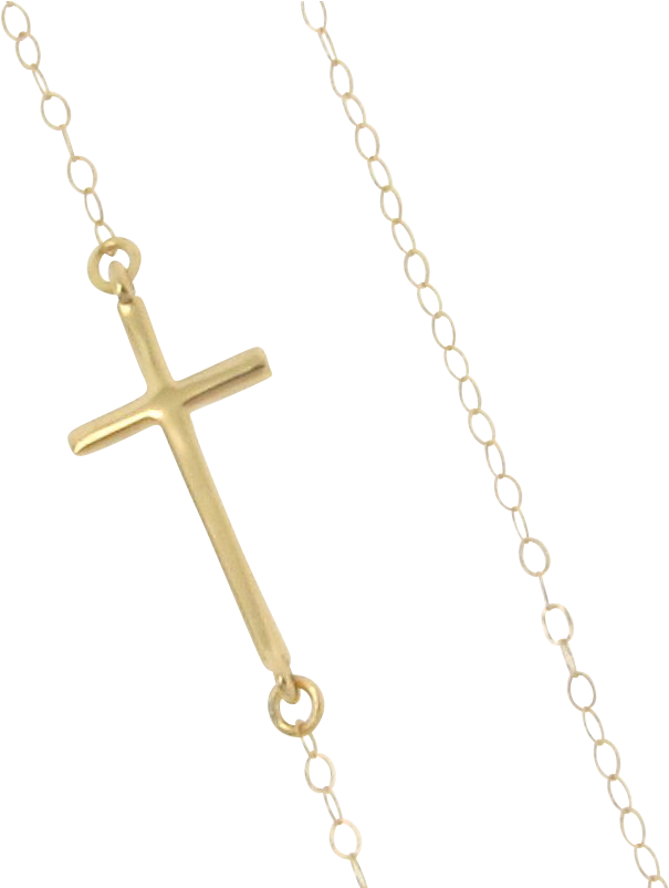 Cross Necklace Clipart - Chain (801x801), Png Download