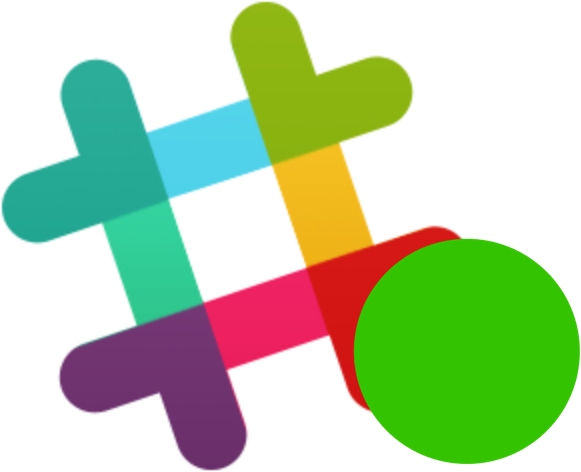 Throughout The Day, The Green Dot On My Co-founder's - Circle (632x518), Png Download