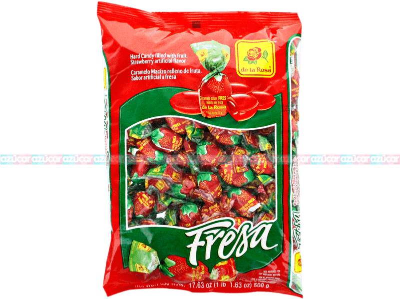 La Rosa Caramelo Fresa 24/100 De La Rosa - Hard Candy (800x800), Png Download