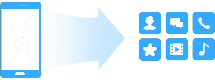 Download Extract Data From Damaged Phone Graphic Design Full Size Png Image Pngkit