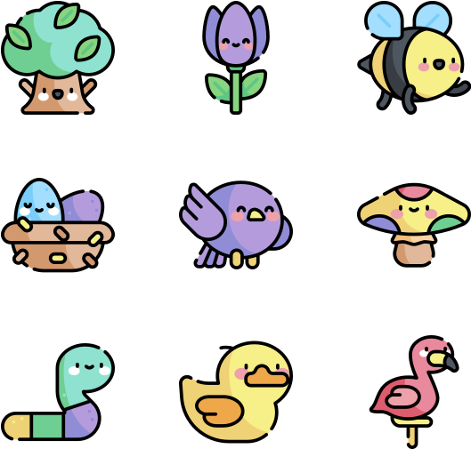 Spring - Cartoon (600x564), Png Download
