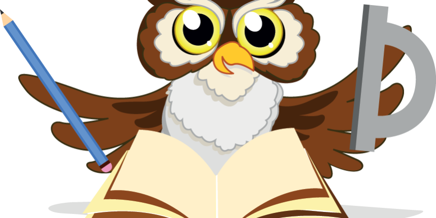 Description - School Owl Vector (858x429), Png Download