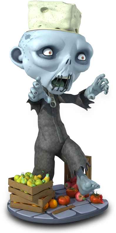 Thank You For Visiting The Tofu The Vegan Zombie Site - Illustration (428x800), Png Download