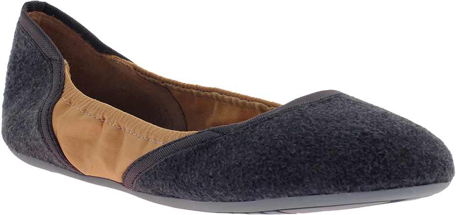 Hari Om In Charcoal Women's Ballet Flat - Ballet Flat (1024x1024), Png Download