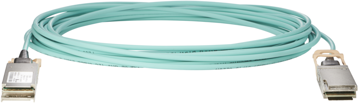 Hpe Active Optical Cables Center Facing - Usb Cable (800x600), Png Download